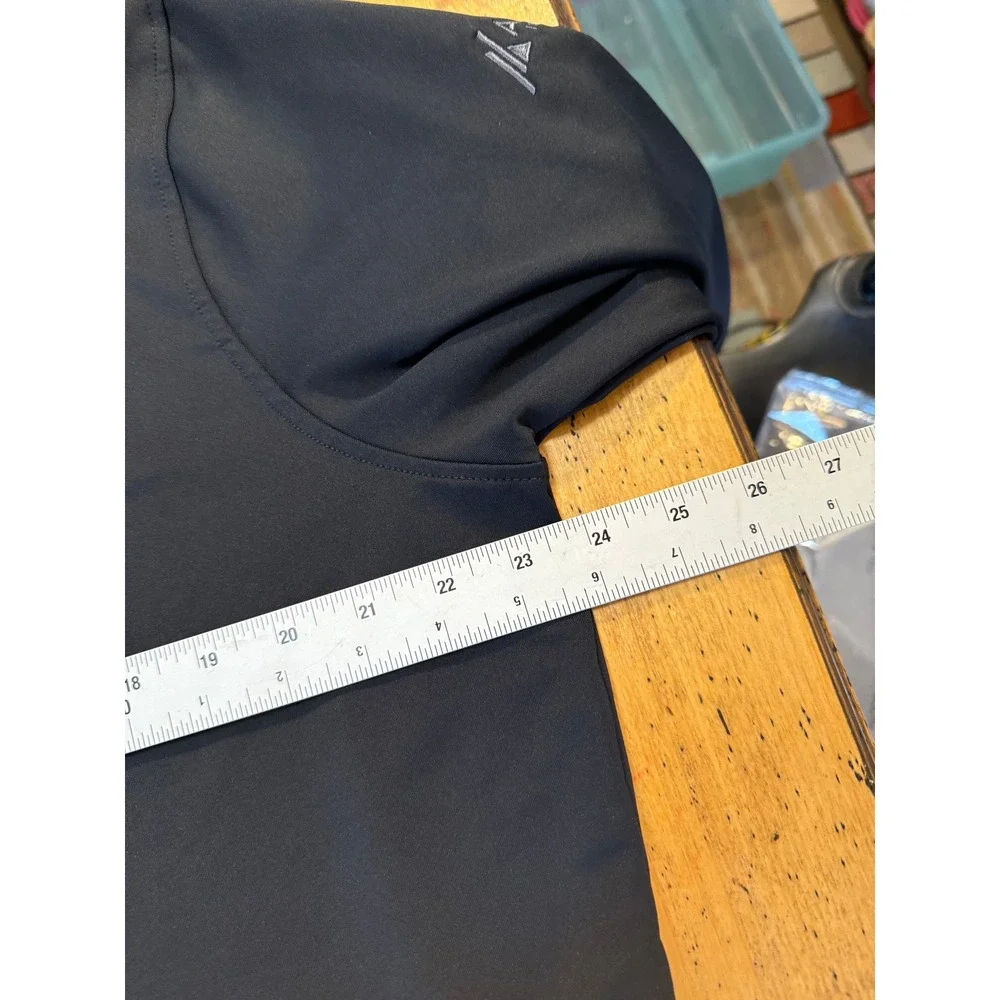 Peter Millar Perth Large Black Quarter Zip Pullover Golf Performance Mid Layer